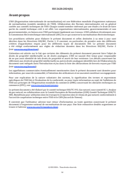 ISO 2620:2024 ISO 2620:2024 - Analyse du gaz naturel — Biométhane — Détermination des COV par chromatographie en phase gazeuse à désorption thermique avec détecteurs à ionisation de flamme et/ou spectrométrie de masse
Released:25. 03. 2024 - Page 4 preview