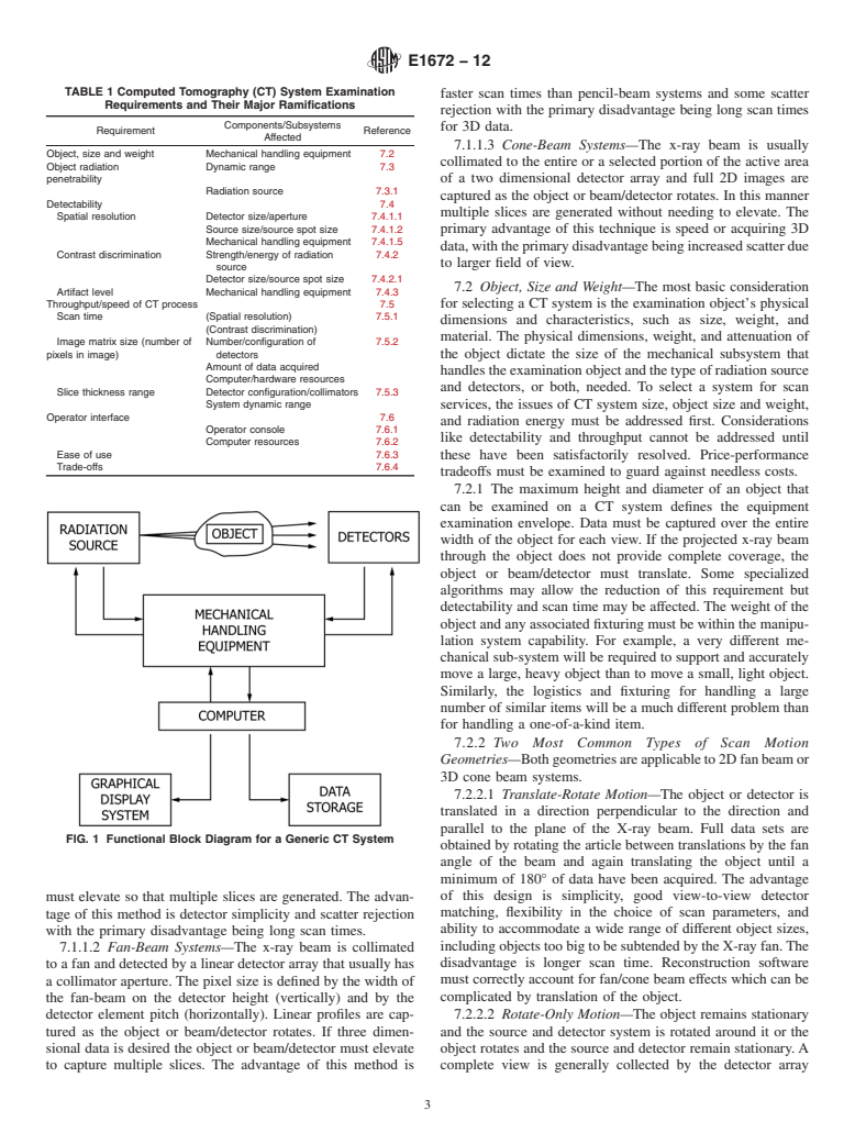 ASTM E1672-12 - Standard Guide for Computed Tomography (CT) System Selection