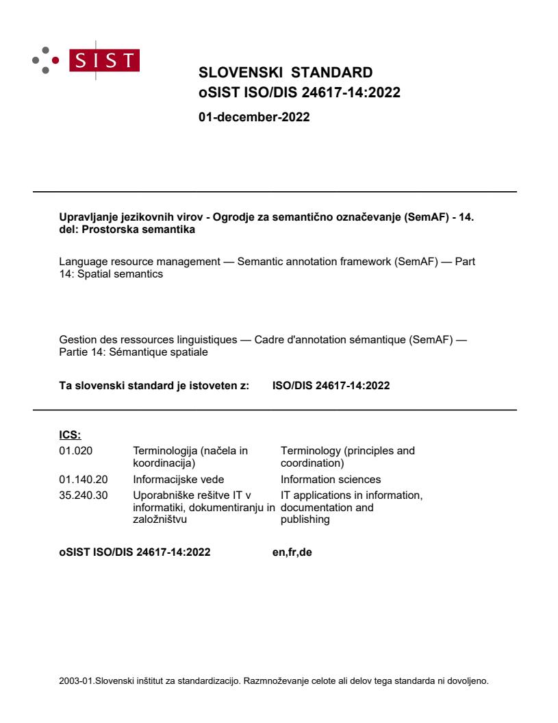 ISO/DIS 24617-14:2022 - BARVE