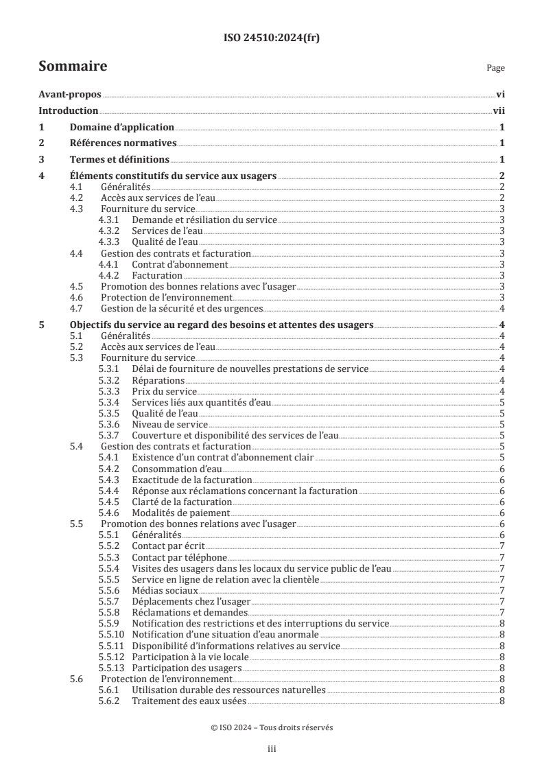 ISO 24510:2024 - Activités relatives aux services de l'eau potable et de l'assainissement — Lignes directrices pour l'évaluation et l'amélioration du service aux usagers
Released:24. 01. 2024