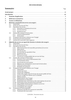 ISO 24510:2024 - Activités relatives aux services de l'eau potable et de l'assainissement — Lignes directrices pour l'évaluation et l'amélioration du service aux usagers
Released:24. 01. 2024 - Page 3 preview