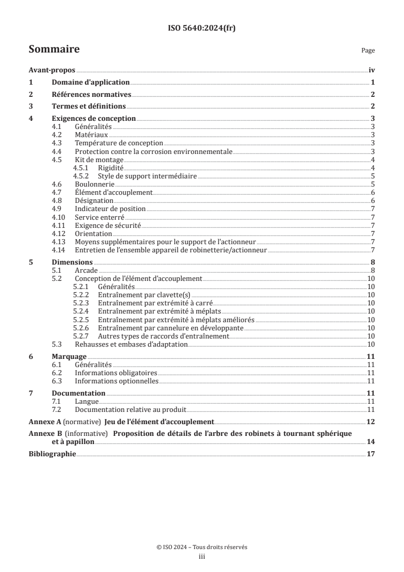 ISO 5640:2024 - Robinetterie industrielle — Kits de montage de raccordement des actionneurs à fraction de tour
Released:11/1/2024