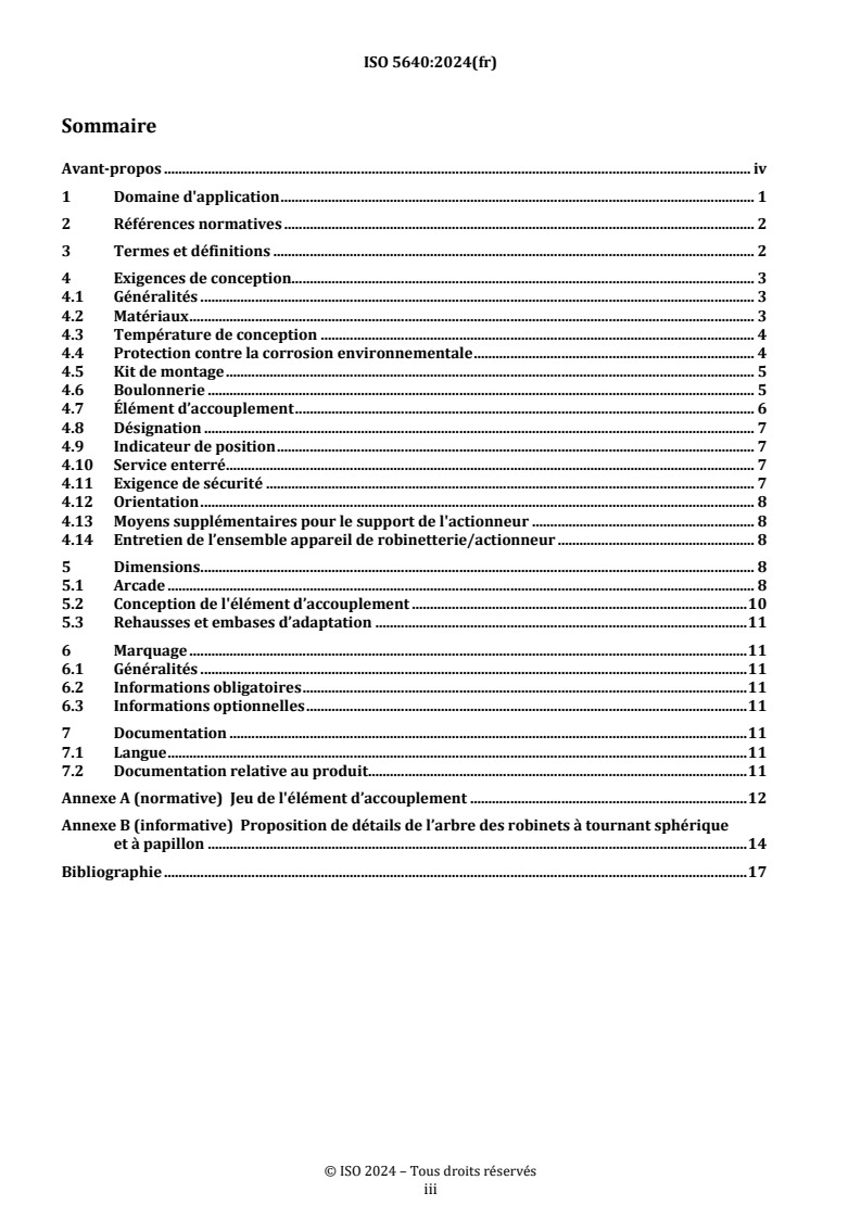 REDLINE ISO 5640:2024 - Robinetterie industrielle — Kits de montage de raccordement des actionneurs à fraction de tour
Released:11/1/2024