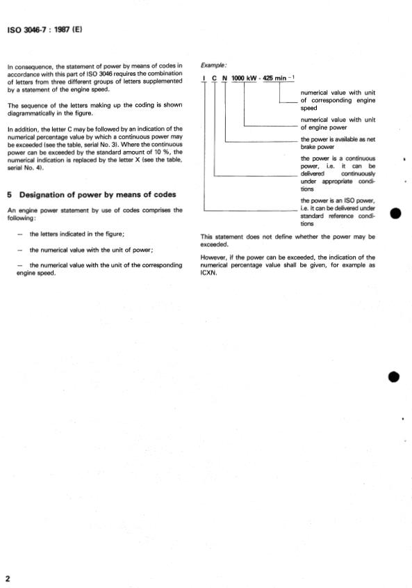 ISO 3046-7:1987 ISO 3046-7:1987 - Reciprocating internal combustion engines -- Performance - Page 4 preview