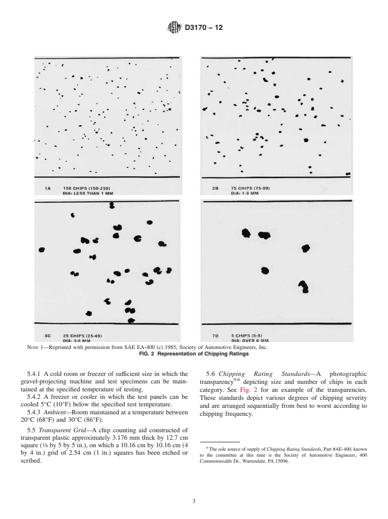 ASTM D3170-12 - Standard Test Method for  Chipping Resistance of Coatings