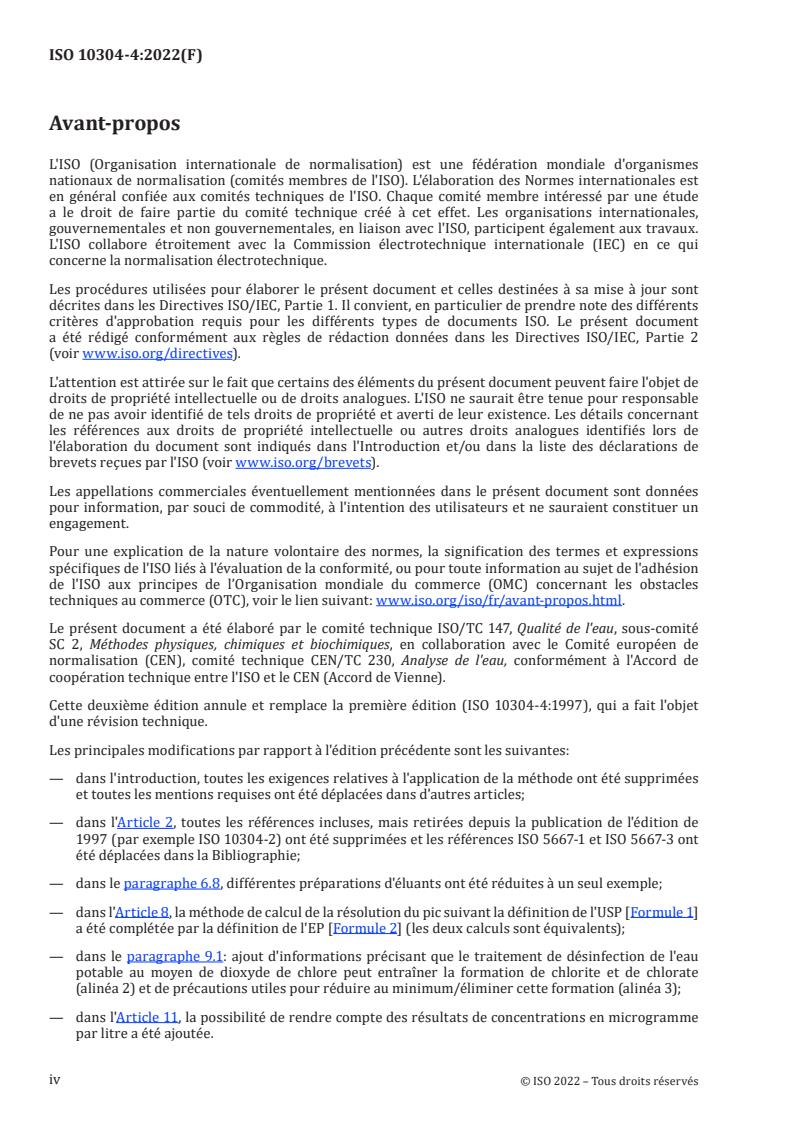 ISO 10304-4:2022 ISO 10304-4:2022 - Water quality — Determination of dissolved anions by liquid chromatography of ions — Part 4: Determination of chlorate, chloride and chlorite in water with low contamination
Released:3/3/2022 - Page 4 preview