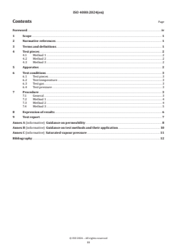 ISO 4080:2024 ISO 4080:2024 - Rubber and plastics hoses and tubing, and their assemblies — Determination of permeability to gas
Released:13. 06. 2024 - Page 3 preview