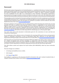 ISO 4080:2024 ISO 4080:2024 - Rubber and plastics hoses and tubing, and their assemblies — Determination of permeability to gas
Released:13. 06. 2024 - Page 4 preview