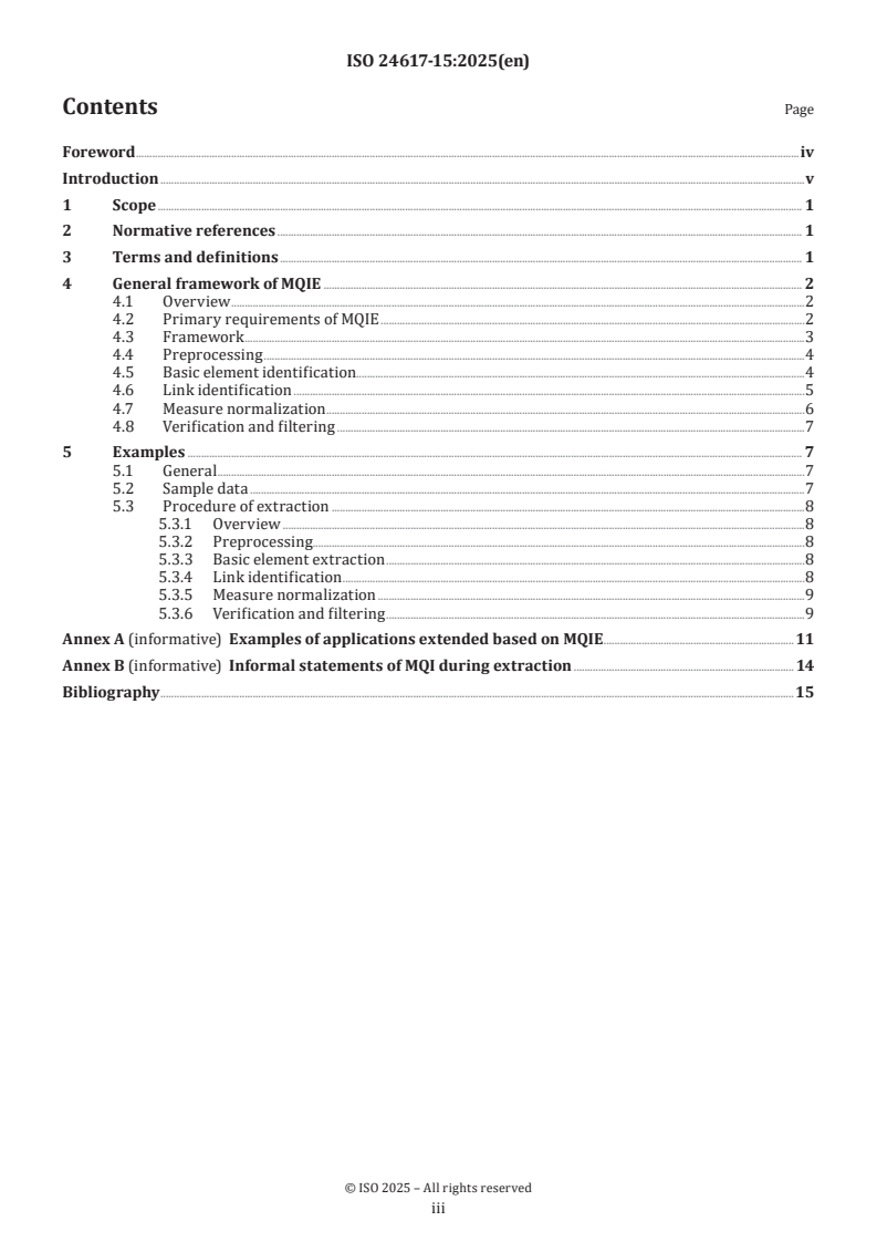 ISO 24617-15:2025 - Language resource management — Semantic annotation framework (SemAF) — Part 15: Measurable quantitative information extraction (MQIE)
Released:1. 05. 2025