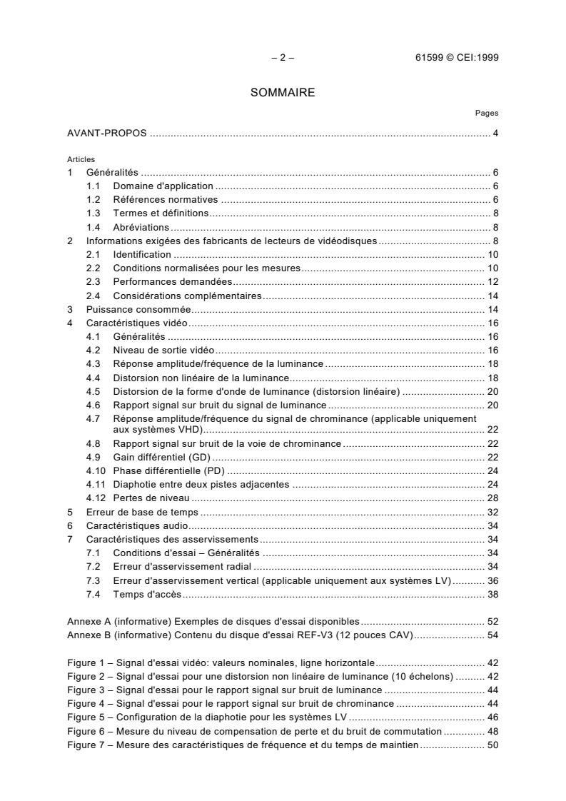 IEC 61599:1999 IEC 61599:1999 - Videodisk players - Methods of measurement
Released:9/16/1999 - Page 4 preview