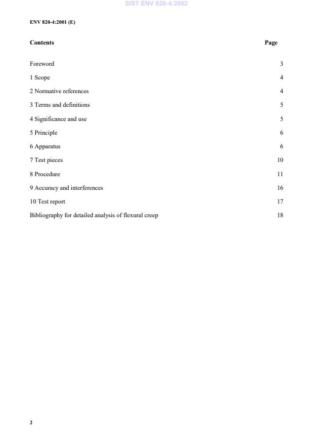 ENV 820-4:2001 ENV 820-4:2002 - Page 4 preview