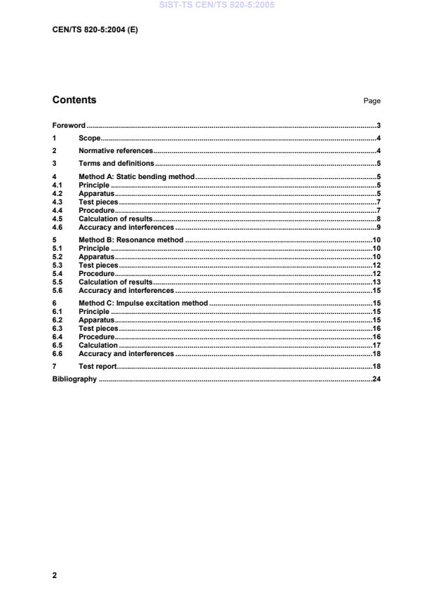 CEN/TS 820-5:2004 TS CEN/TS 820-5:2005 - Page 4 preview