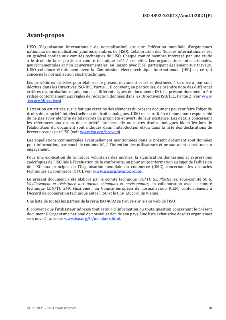 ISO 4892-2:2013/Amd 1:2021 - Plastiques — Méthodes d'exposition à des sources lumineuses de laboratoire — Partie 2: Lampes à arc au xénon — Amendement 1: Classification des filtres de la lumière du jour
Released:8/3/2021