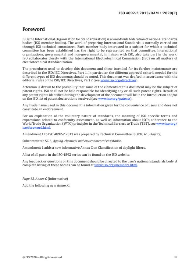 ISO 4892-2:2013/DAmd 1
