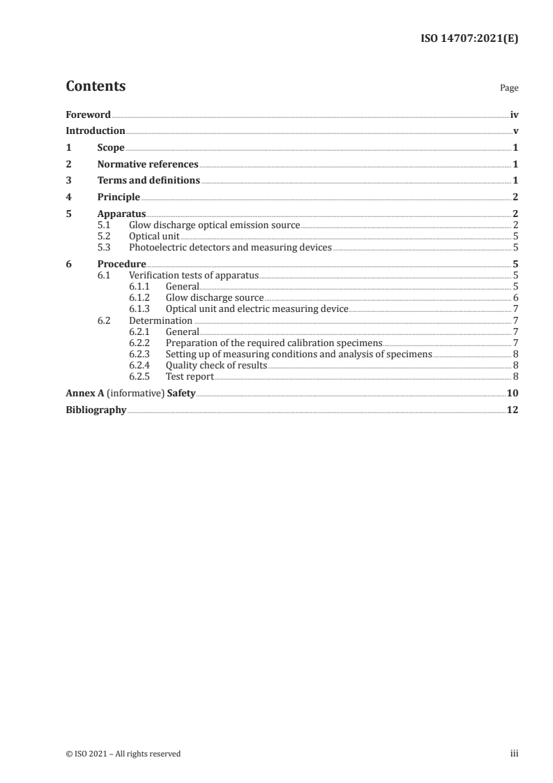 ISO 14707:2021 - Surface chemical analysis — Glow discharge optical emission spectrometry (GD-OES) — Introduction to use
Released:3/1/2021