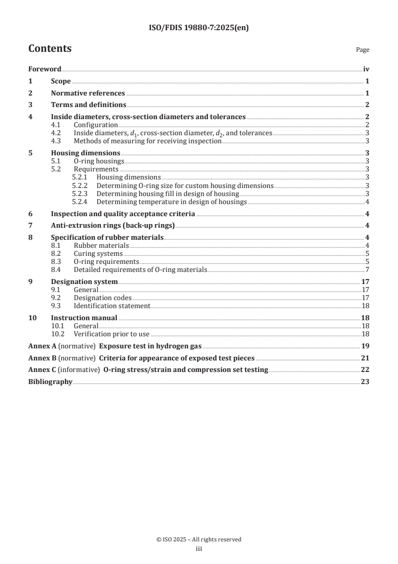 ISO/FDIS 19880-7 - Gaseous hydrogen — Fuelling stations — Part 7: Rubber O-rings
Released:17. 04. 2025