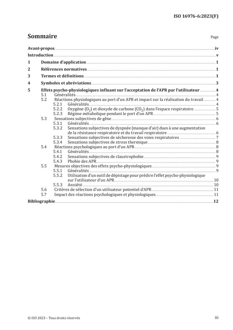 ISO 16976-6:2023 - Appareils de protection respiratoire — Facteurs humains — Partie 6: Effets psycho-physiologiques
Released:2/7/2023