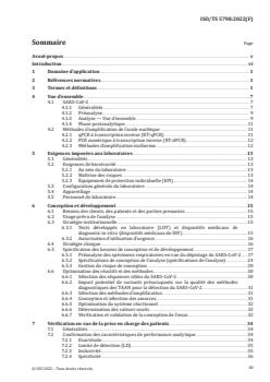 ISO/TS 5798:2022 ISO/TS 5798:2022 - In vitro diagnostic test systems — Requirements and recommendations for detection of severe acute respiratory syndrome coronavirus 2 (SARS-CoV-2) by nucleic acid amplification methods
Released:23. 06. 2022 - Page 3 preview