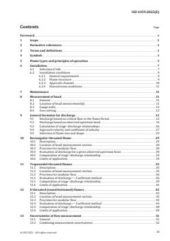 ISO 4359:2022 - Flow measurement structures — Rectangular, trapezoidal and U-shaped flumes
Released:19. 12. 2022 - Page 3 preview