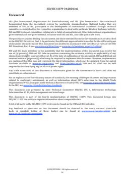 ISO/IEC 11179-34:2024 - Information technology — Metadata registries (MDR) — Part 34: Metamodel for computable data registration
Released:15. 05. 2024 - Page 4 preview