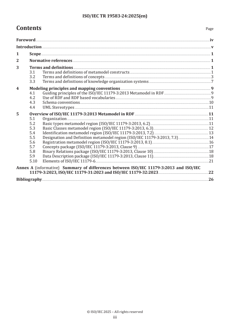 ISO/IEC TR 19583-24:2025 - Information technology — Concepts and usage of metadata — Part 24: 11179-3:2013 Metamodel in RDF
Released:21. 02. 2025