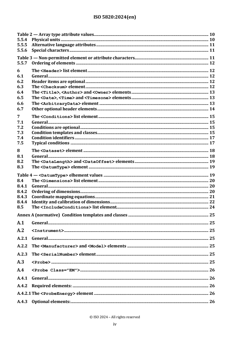ISO 5820:2024 ISO 5820:2024 - Microbeam analysis — Hyper-dimensional data file specification (HMSA)
Released:9. 02. 2024 - Page 4 preview