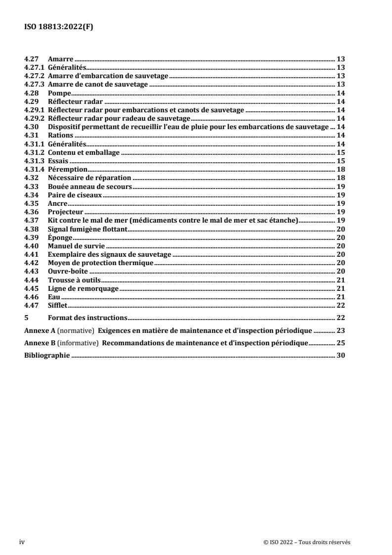 ISO 18813:2022 REDLINE ISO 18813:2022 - Ships and marine technology — Survival equipment for survival craft and rescue boats
Released:6. 10. 2022 - Page 4 preview