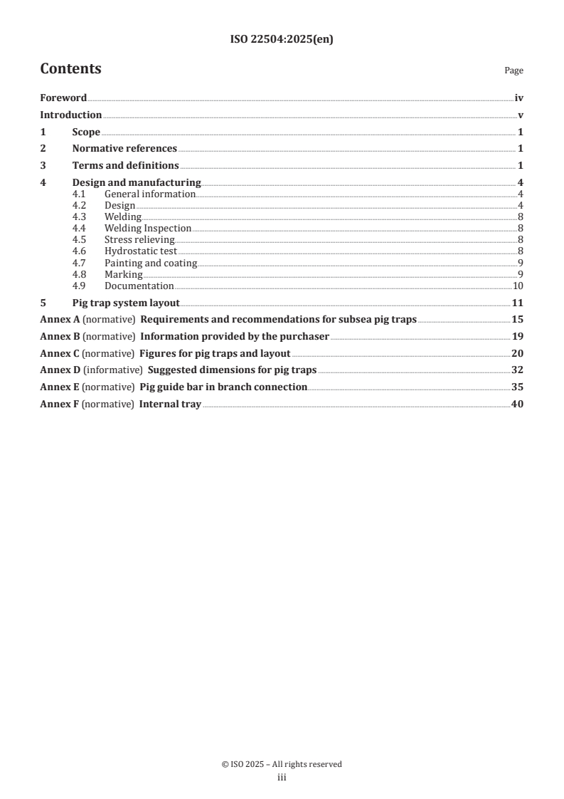 ISO 22504:2025 - Oil and gas industries including lower carbon energy — Pipeline transportation systems — Onshore and offshore pipelines pig traps design requirements
Released:1. 05. 2025