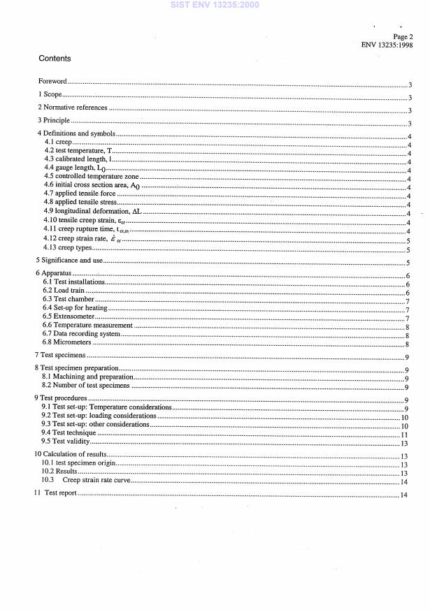 ENV 13235:1998 ENV 13235:2000 - Page 4 preview