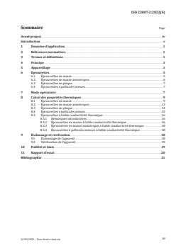 ISO 22007-2:2022 ISO 22007-2:2022 - Plastics — Determination of thermal conductivity and thermal diffusivity — Part 2: Transient plane heat source (hot disc) method
Released:15. 06. 2022 - Page 3 preview