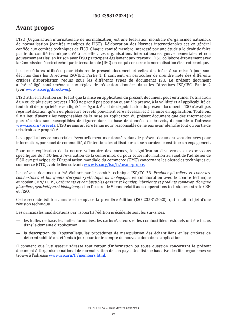 ISO 23581:2024 ISO 23581:2024 - Produits pétroliers et produits connexes — Détermination de la viscosité cinématique — Méthode avec un viscosimetre type Stabinger
Released:14. 05. 2024 - Page 4 preview