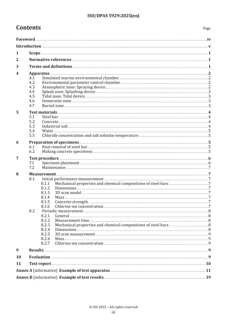 ISO/DPAS 5929 - Corrosion of metals and alloys — Test and evaluation method for the corrosion of steel bar embedded in concrete structure exposed to total corrosion zones in marine environments
Released:23. 04. 2025