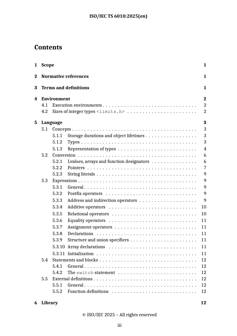 ISO/IEC TS 6010:2025 - Programming languages — C — A provenance-aware memory object model for C
Released:15. 05. 2025