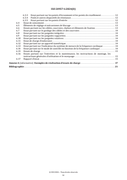 ISO 20957-1:2024 - Équipement d'entraînement fixe — Partie 1: Exigences générales de sécurité et méthodes d'essai
Released:11/15/2024 - Page 4 preview
