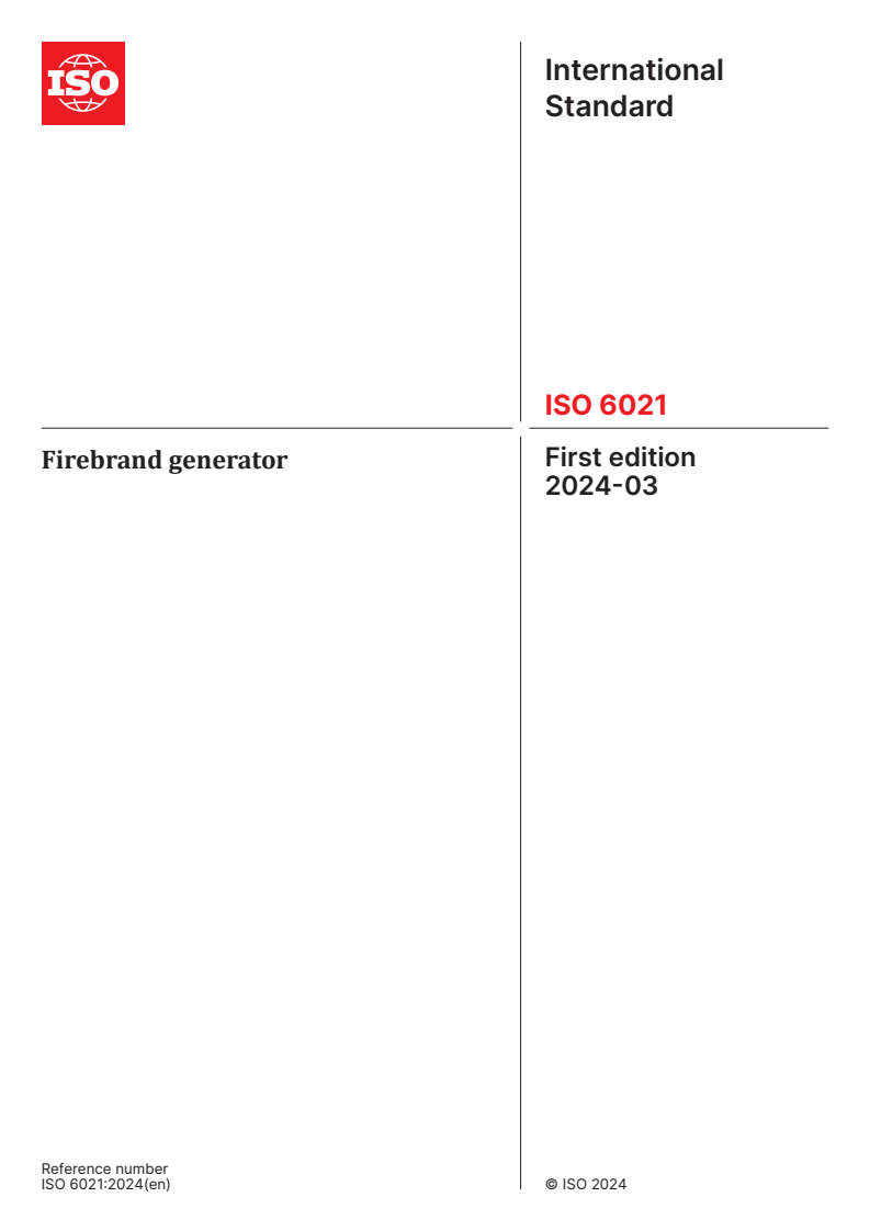ISO 6021:2024 - Firebrand generator
Released:14. 03. 2024