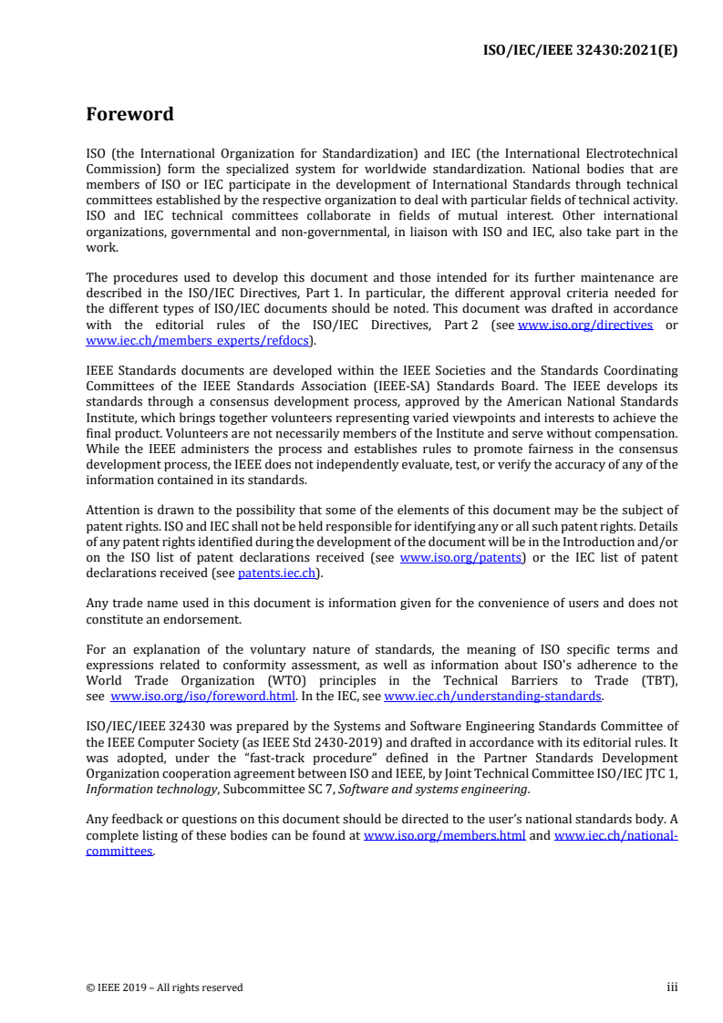 ISO/IEC/IEEE 32430:2021 - Software engineering — Trial use standard for software non-functional sizing measurements
Released:10/12/2021