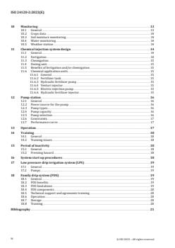 ISO 24120-2:2023 - Agricultural irrigation equipment — Guideline on the implementation of pressurized irrigation systems — Part 2: Drip irrigation
Released:23. 01. 2023 - Page 4 preview