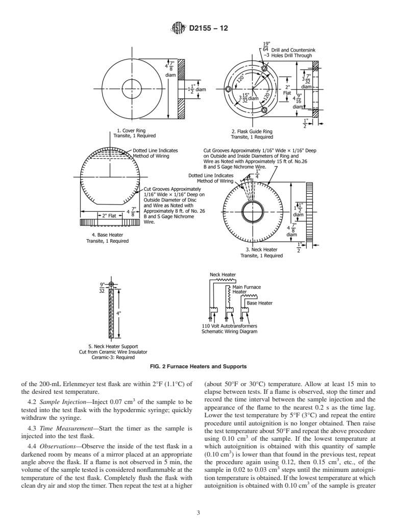 ASTM D2155-12 - Standard Test Method for Determination of Fire Resistance of Aircraft Hydraulic Fluids  by Autoignition Temperature