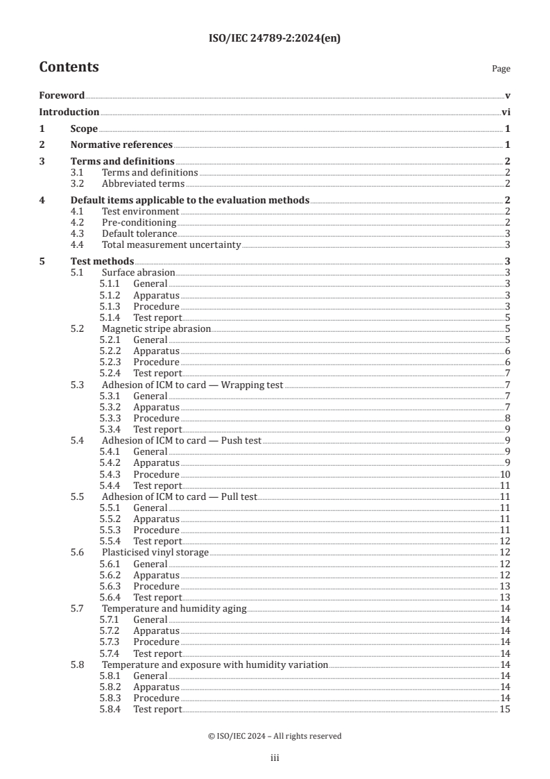 ISO/IEC 24789-2:2024 - Identification cards — Card service life — Part 2: Methods of evaluation
Released:8. 01. 2024