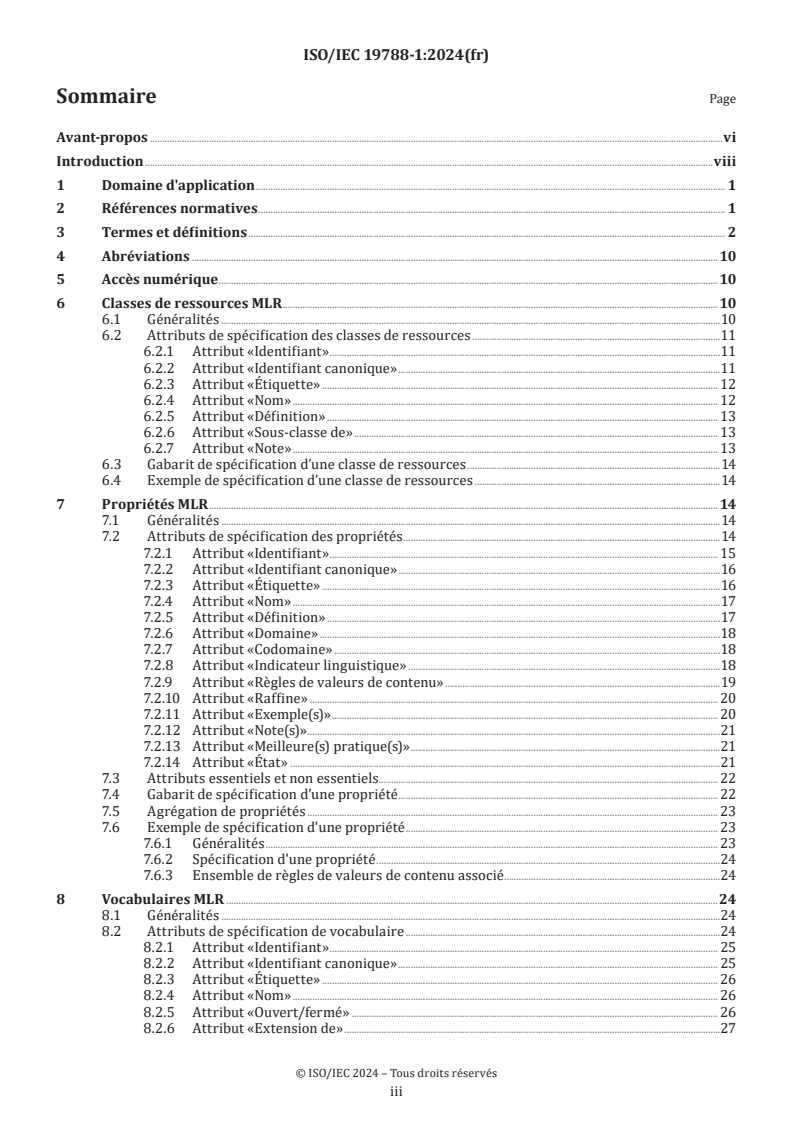 ISO/IEC 19788-1:2024 - Technologies de l'information pour l'apprentissage, l'éducation et la formation — Métadonnées pour ressources d'apprentissage — Partie 1: Cadre de référence
Released:11/8/2024