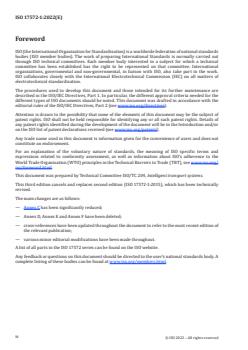 ISO 17572-1:2022 - Intelligent transport systems (ITS) — Location referencing for geographic databases — Part 1: General requirements and conceptual model
Released:22. 07. 2022 - Page 4 preview