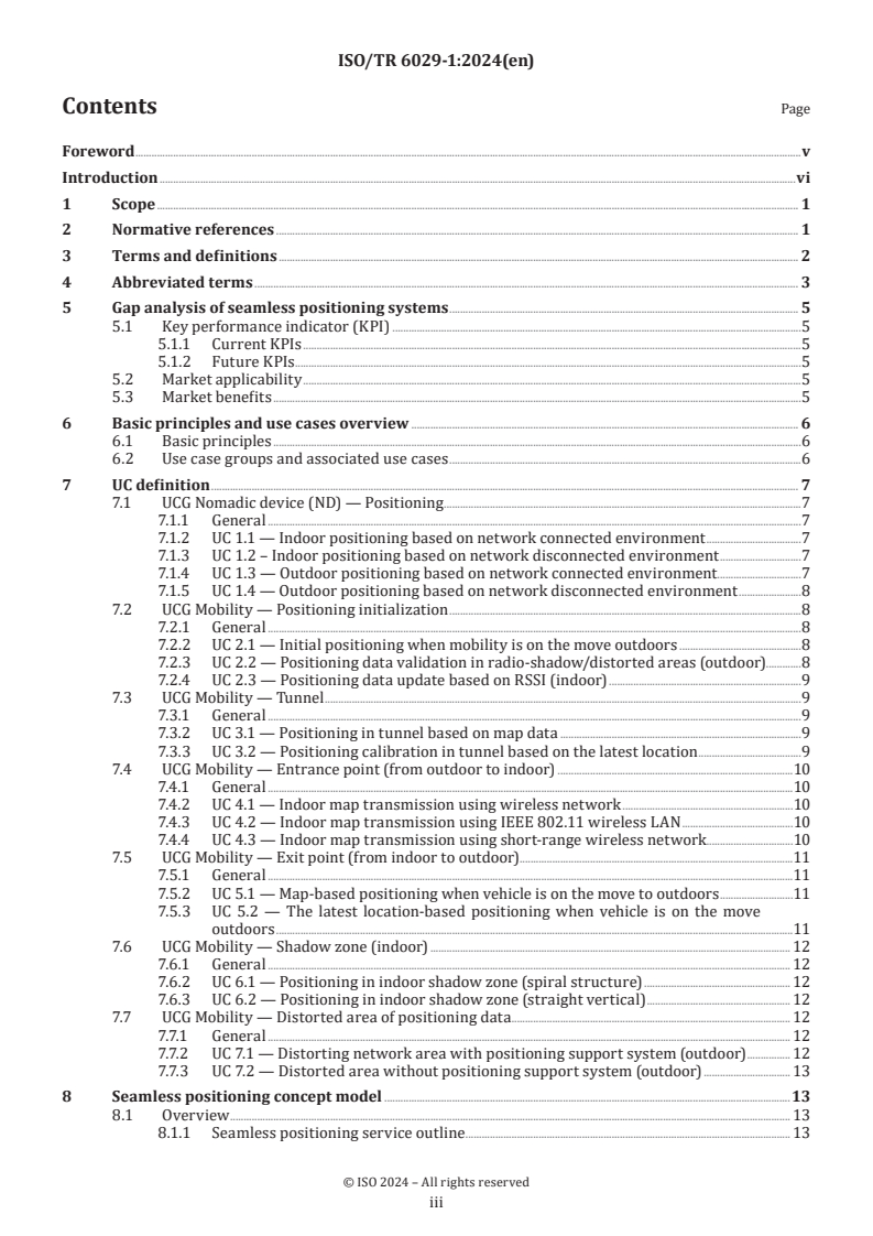 ISO/TR 6029-1:2024 - Intelligent transport systems — Seamless positioning for multimodal transportation in ITS stations — Part 1: General information and use case definition
Released:12/5/2024