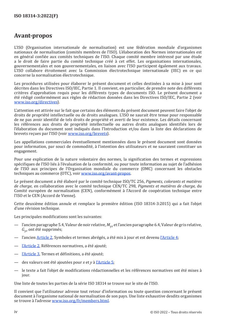 ISO 18314-3:2022 ISO 18314-3:2022 - Analytical colorimetry — Part 3: Special indices
Released:21. 11. 2022 - Page 4 preview