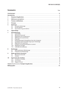 ISO 2613-2:2023 - Analyse du gaz naturel — Teneur en silicium du biométhane — Partie 2: Détermination de la teneur en siloxanes par chromatographie en phase gazeuse avec spectrométrie de mobilité ionique
Released:4. 12. 2023 - Page 3 preview