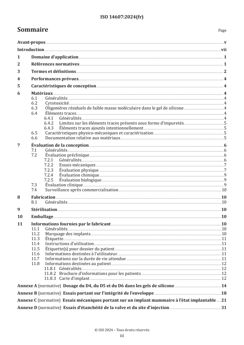 ISO 14607:2024 - Implants chirurgicaux non actifs — Implants mammaires — Exigences particulières
Released:12/2/2024