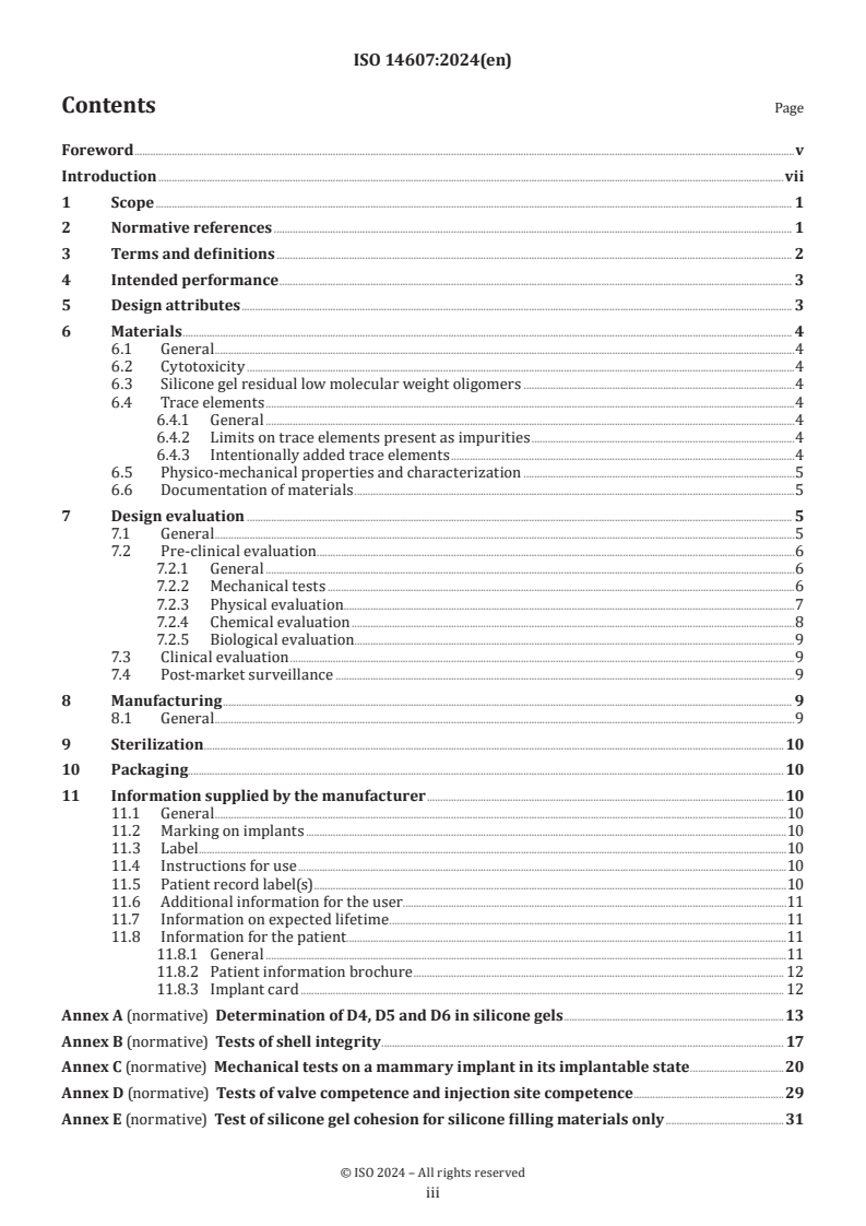 ISO 14607:2024 - Non-active surgical implants — Mammary implants — Specific requirements
Released:12/2/2024