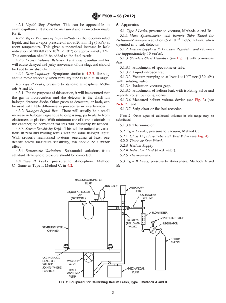 ASTM E908-98(2012) - Standard Practice for Calibrating Gaseous Reference Leaks