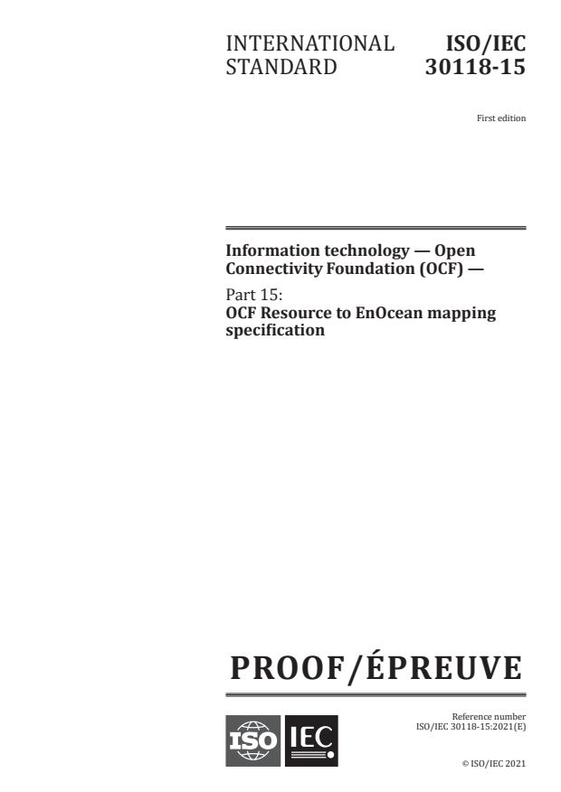 ISO/IEC PRF 30118-15:Version 14-avg-2021 - Information technology – Open Connectivity Foundation (OCF)