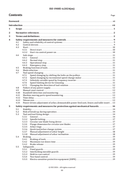 ISO 19085-6:2024 ISO 19085-6:2024 - Woodworking machines — Safety — Part 6: Single spindle vertical moulding machines (toupie)
Released:9. 04. 2024 - Page 3 preview