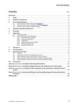 ISO 14556:2023 ISO 14556:2023 - Metallic materials — Charpy V-notch pendulum impact test — Instrumented test method
Released:23. 05. 2023 - Page 3 preview